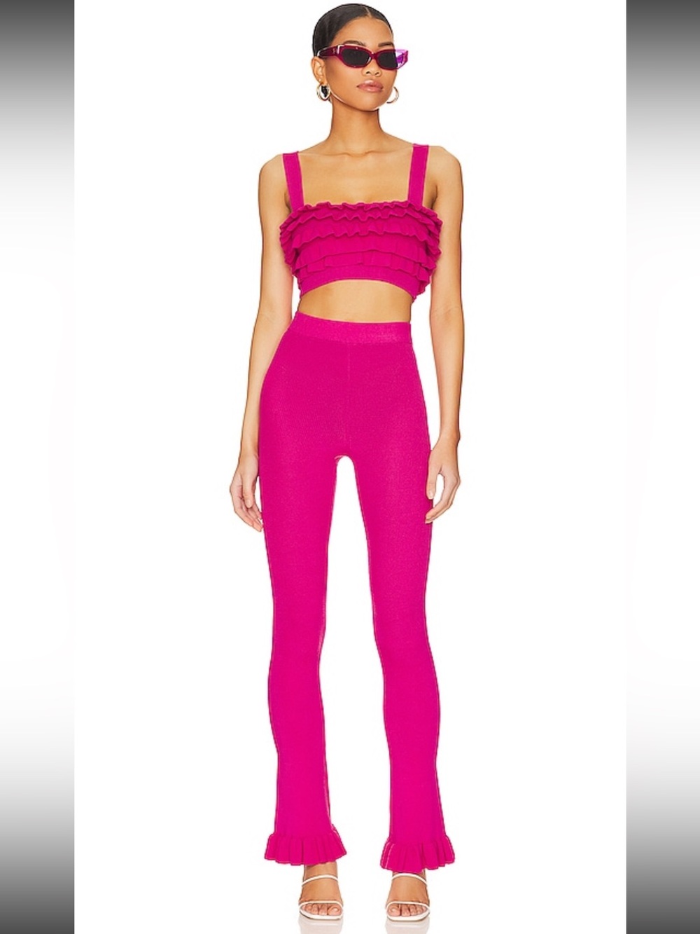 Lovers and Friends Razi Ruffle Knit Pant